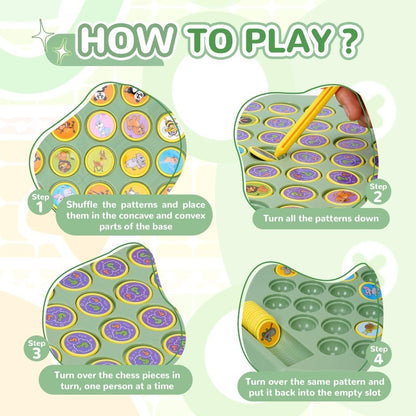 FlipFun Flip-Match Board Game for Kids